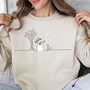 Christmas Snowman Sweatshirt, Christmas Sweatshirt, Snowman Sweatshirt, Snowman Sweatshirt, Christmas Sweatshirt, Christmas Shirts for Women