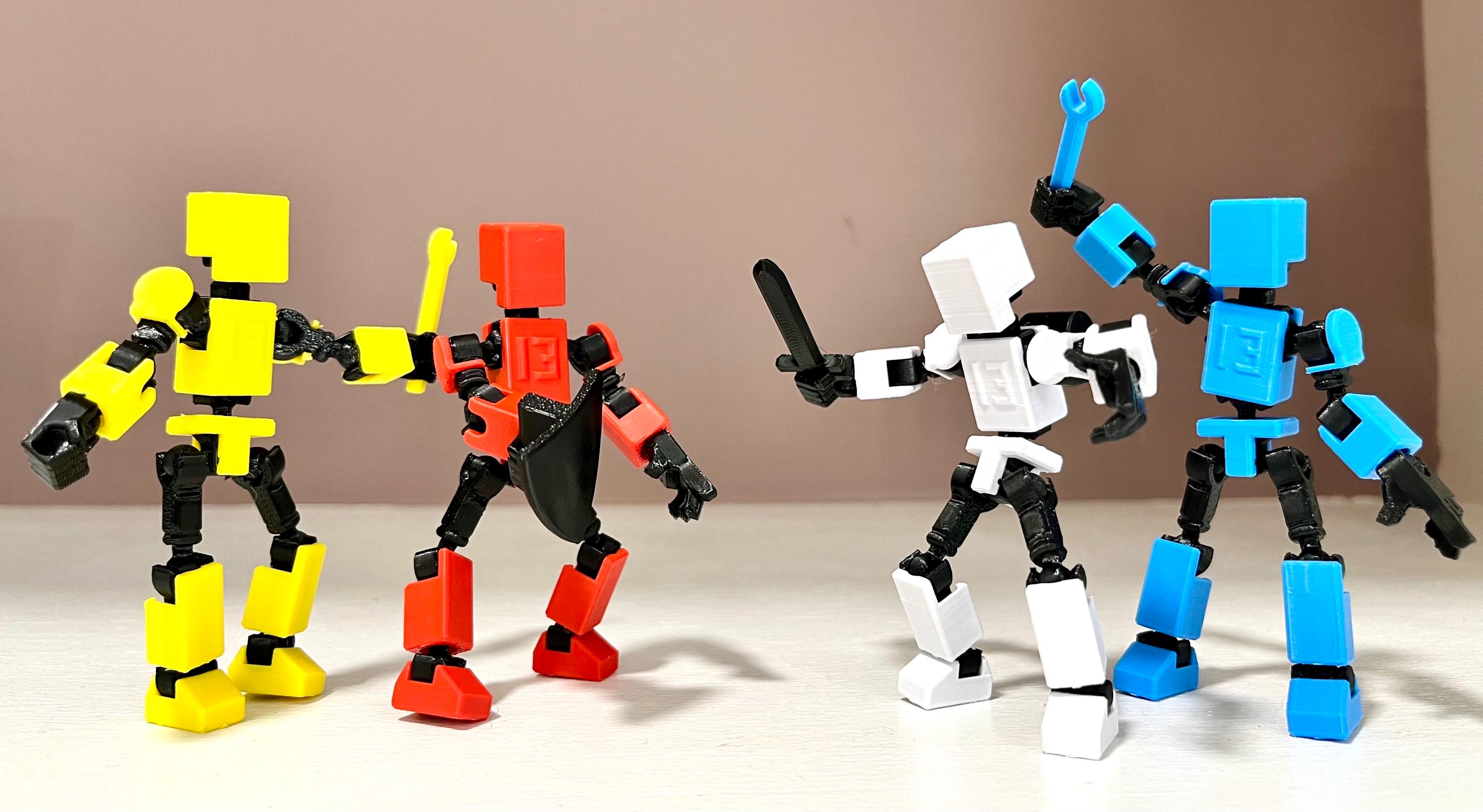 Pre-assembled Mini 13 Action Figure: 3D Printed Articulated Toy