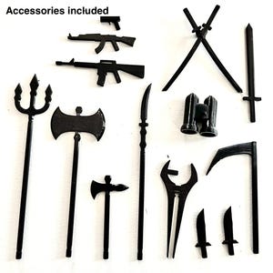 Accessory pack for T13 (Dummy 13) Action figure - 3D Printed