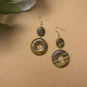 Wooden Earring Set| Handmade Earrings| Handmade Jewelry| Jewelry| Earring Set| Gold Earrings| Gifts For Her