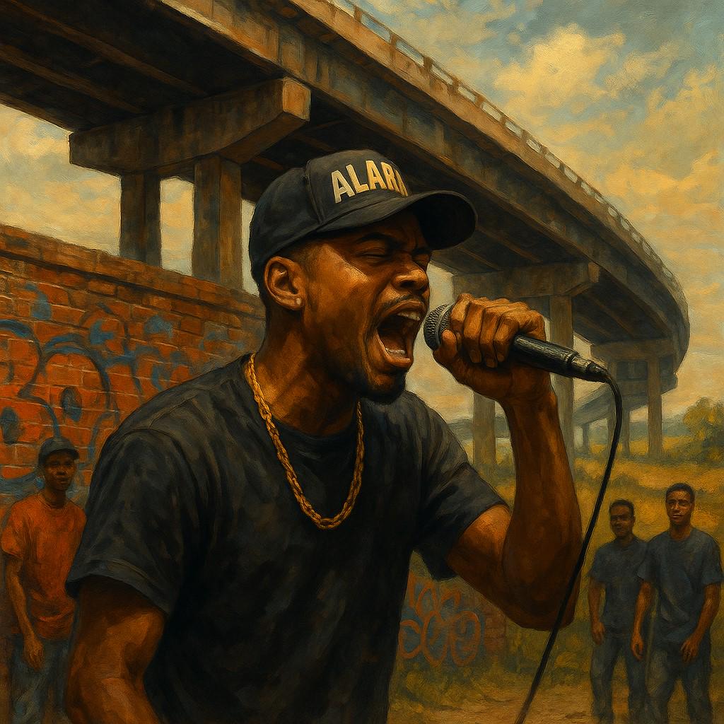 Southern Flow – Highway Freestyle Hip Hop Art Print” – Urban Rap