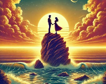 アラジン＆ジャスミン【Sunset Romance】サンセットロマンス　セル画 ディズニーフィギュア・グッズ専門店 ディズニーコレクション