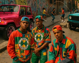 90's Hip Hop Fashion Print – Cross Colours Style & Street Culture
