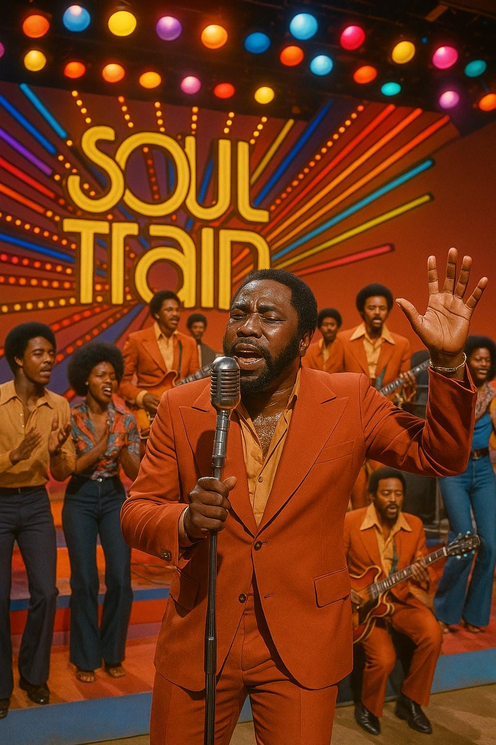 激レアSoul Train JUN NEW ポスター103✕73センチ Vintage 70s Soul Train Performance Wall Art – Passionate Lead