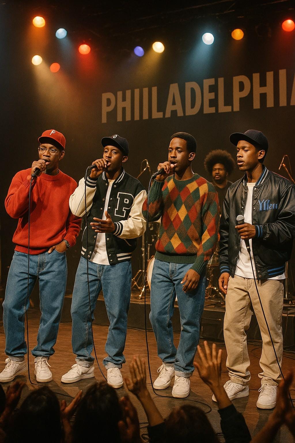 90s R&B Group Art Print, Retro Concert Poster, Vintage Music