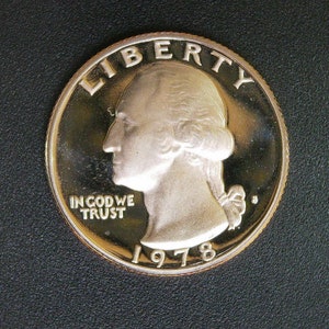 1978-S Strong Camo Proof Washington Quarter Dollar