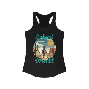 Sunkissed Cowgirl Tank, Western Style Top, Summer Apparel, Boho Fashion, Casual Layering, Outdoor Activities