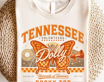 Tennessee Volunteers Dolly Parton Shirt, Retro Rocky Top Vols Tee, Southern Fan Gift