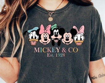 Retro Disney Mickey and Co Shirt, Retro Mickey and Friends Sweatshirt,Disney Mickey Shirts, Disney Trip Shirt, Retro Vintage Disney Shirt