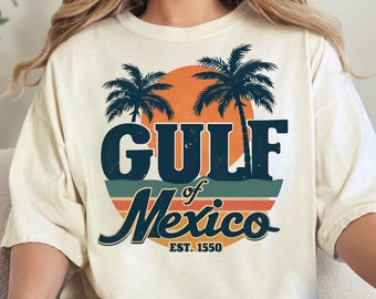 Gulf of Mexico T-Shirt: Beach Crewneck Tee