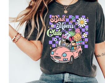Bad Moms Club Disney Shirt, Minnie Mouse Family Trip Tee
