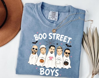 Backstreet Boys Halloween Shirt, 90s Music Concert Tee, Boy Band Fan Gift, Spooky Retro Graphic