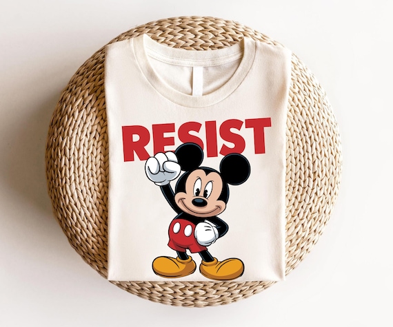 Resist Activist Mickey Mouse Shirt, Mickey Mouse Resist Shirt, Mickey Against Tariffs Shirt, Trendy Disney Shirts, Funny Anti Trump Shirt