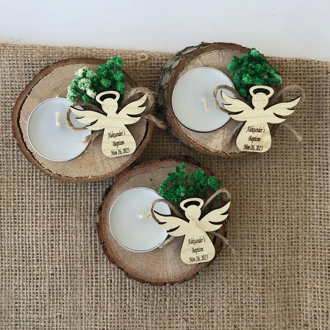 30 Pcs Baptism Favors Candle,christening Favors, Baptism Favors for