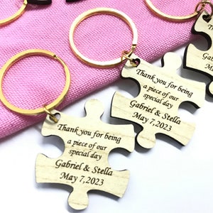 Personalized Wedding Favor KEYCHAIN Personalized Wooden Wedding favor Personalized Wedding Thank you Gifts Favors For Guests Rustic Wedding