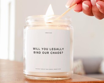 Wedding Officiant Gift Idea Candle Humor Present Marriage Ceremony Request Card Funny Message Thank You Marry Us Celebrant Proposal Ordained