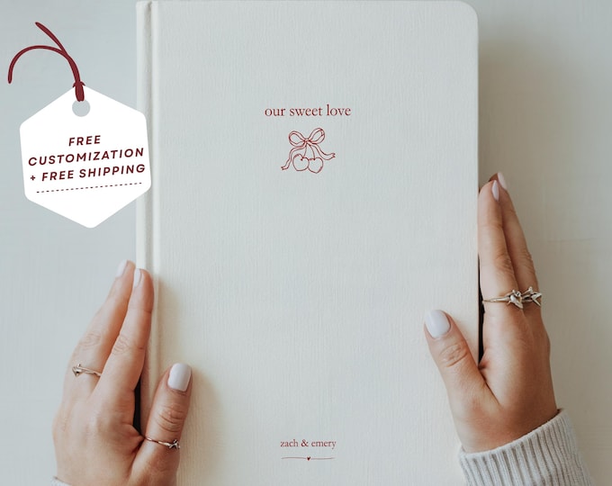Journal d'anniversaire personnalisé cadeau de fiançailles future mariée couple de jeunes mariés cadeau livre de souvenirs de mariage jalon personnalisé de la relation