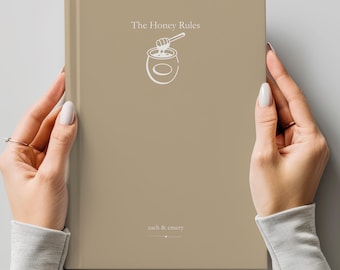 Personalized Honey Journal Couples Notebook Custom Love Story Diary Romantic Gift Keepsake Relationship Memory Book