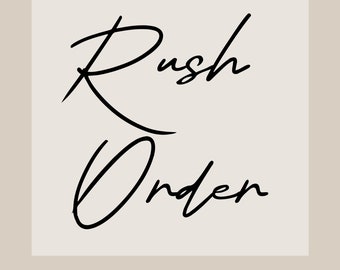 Rush Order Fee For Production - Urban Daze Design Co - Select your item from drop down menu