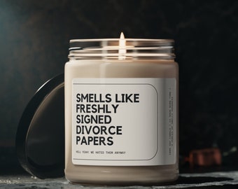 Funny Scented Candle Gift "Smells Like"  Handpoured Candle Gift For Newly Single Friend