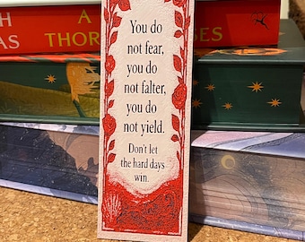 ACOTAR Inspired Bookmark