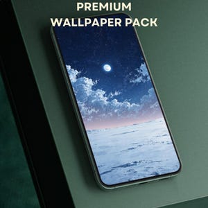 Pacote de papéis de parede cinematográficos do céu noturno para celular (download digital)