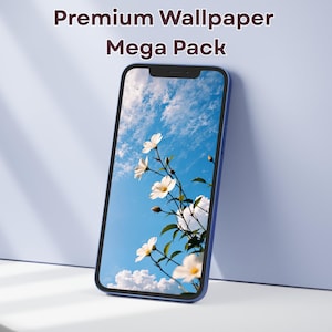 Telefoonachtergronden met bloemen: 20 filmische bloemachtergronden (digitale download)