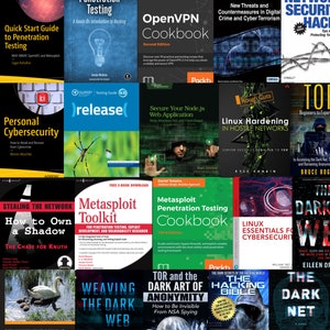 Ebooks Cybersecurity, Hacking, Protection techniques, Darknet, Tor, I2P, VPN, OSINT, Linux, Penetration testing, Metaspolit, NSA