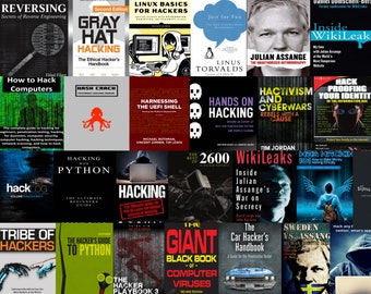 E-books: Hacking, Linux/Unix, Pentesting, UEFI, Julian Assange, Wikileaks, Cracking passwords, 2600, Computer hacker ebooks