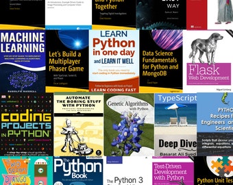 E-books Python and TypeScript coding, Hot ebooks, Data analysis, Django, Automation. Master most demanded programming languages right now