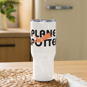 Plane Spotter Travel mug with a handle / Vol.4 Apparel And More