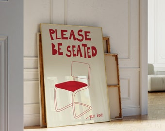 Vitra Design Original Poster the Chair Collection Fine Art Wall