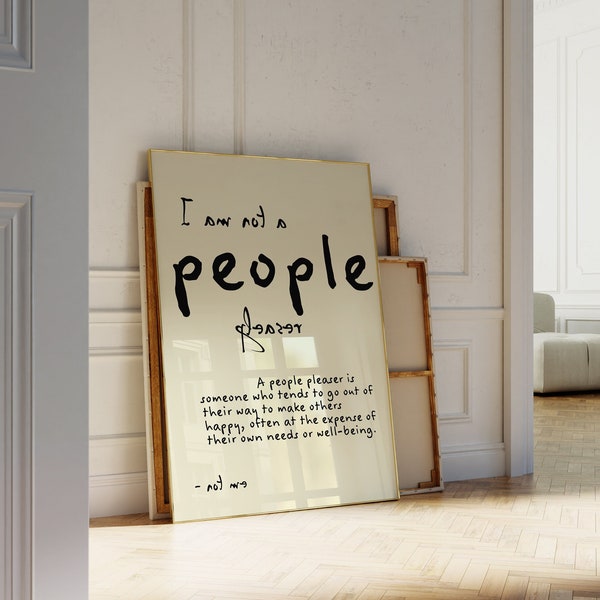 A closer look at Vintage Typography Apartment Decor