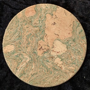 Cork coasters, glass coasters