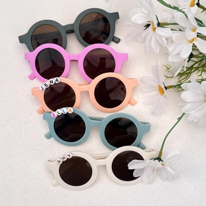 Custom Baby&#39;s Sunglasses with Name,Girls Personalized Name Sunglasses,kids Sunglasses Gift,Birthday Party Favors,Summer Gift,Toddler Gift.