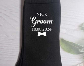 Personalized Best Man Socks,Groom Socks, Groomsman Socks,Man of Honour Socks,Brother of Brother of Groom,Father of Bride,Wedding Socks