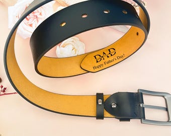 Personalized Belt for Men,Custom Leather Belt for Daddy,Father’s Day Gift,Leather Belt for Daddy,Unique Gift for Husband,Anniversary Gift.