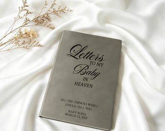 Personalized Grief Journal Baby Miscarriage Gift for Mom Stillborn Memorial Gift Mother of Angel Baby Sympathy Gift Custom Grief Gift Dad
