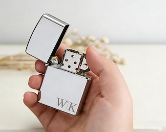 Personalized Groomsmen lighters,Custom Lighter With Case,Groomsmen Gift,Monogram Lighter,Groomsmen Proposal,Gift for Men,Anniversary Gift