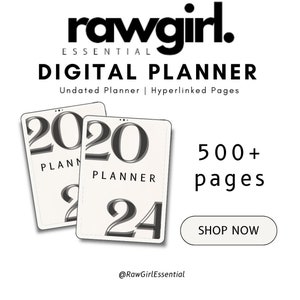 Digital Planner, Goodnotes Planner, iPad Planner, Notability Planner, Dated Digital Planner, 2023 2024 2025 Undated Planner, Notepad
