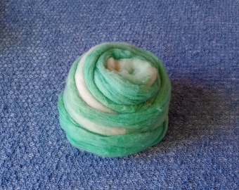 Hand Dyed Rambouillet Wool Roving, for hand spinning, felting and other fiber crafts