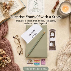 Blind Date Book TBR Game Surprise Reading Experience Secondhand Novel Wrapped Pick Gift Idea bookish game unique reading