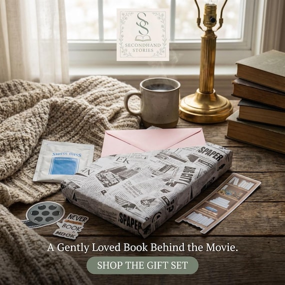 blind date with a book to movie adaptation personalized mystery gift book to movie cozy reading box film lover gift pre loved book bundle