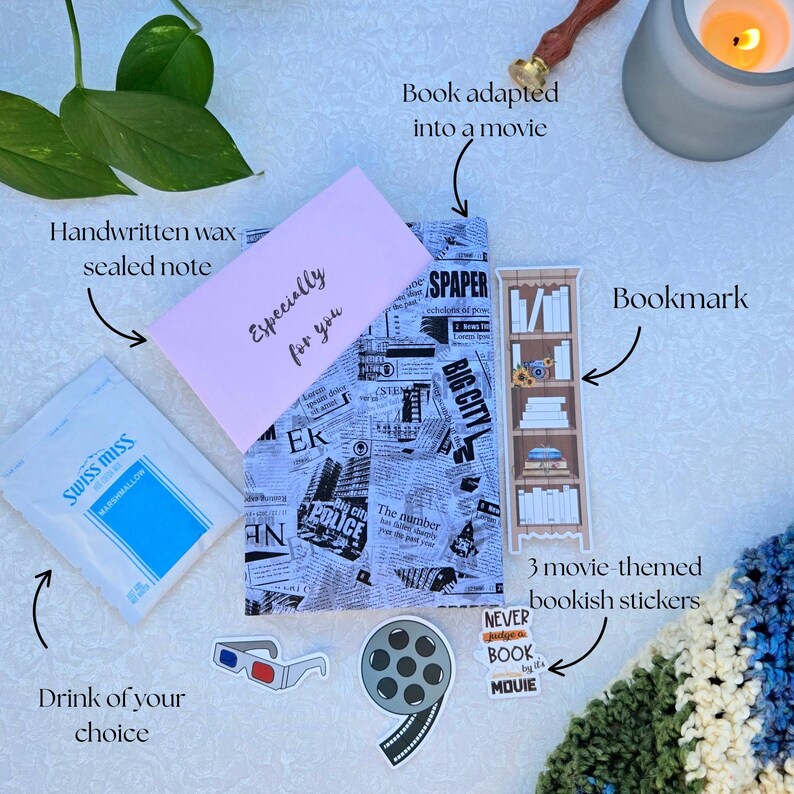 blind date with a book movie edition gift for men