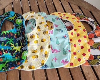 Baby Bibs | Custom Baby Bibs | Choose Your Bib Prints | Dribble Bibs | Baby Shower Gift | Absorbent Baby Bibs | Toddler Bibs | Infant Bibs |