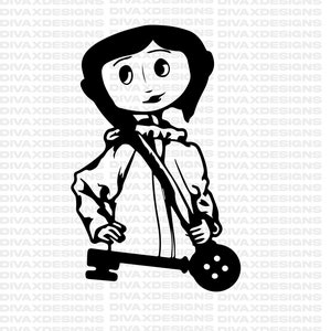 coraline svg, coraline shirt svg, coraline svg layered, coraline svg black, halloween svg, for shirt, cricut files, coraline cup svg, spooky