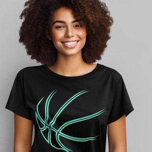 Basketball-Grafik-Shirt, Basketball-Shirt für den Spieltag, coole Basketball-Kleidung, Shirt für Sportliebhaber, Basketball-Trainer Geschenk