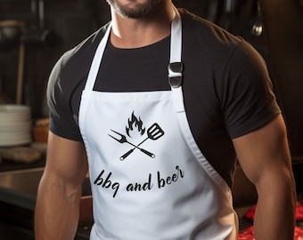 Grembiule da griglia, grembiule divertente, grembiule da barbecue, regalo per papà, regalo per la festa del papà, divertente grembiule da barbecue, grembiule da chef, grembiule da cucina all'aperto
