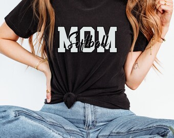 Camisa de mamá de sóftbol, Camisa de mamá deportiva, Camiseta de sóftbol, Camisa de mamá deportiva, Camisa del día del partido, Camisa linda de sóftbol, Regalo para ella, Camisa linda de mamá