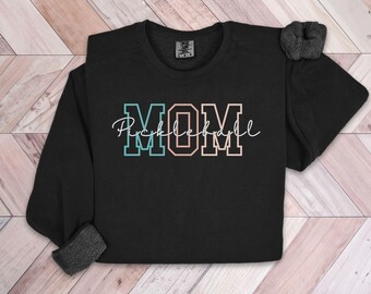 Sweatshirt Pickleball Mom, shirt Pickleball Mama, hoodie sportmoeder, seizoen Pickleball, cadeau voor moeder Pickleball, moeder Pickleball